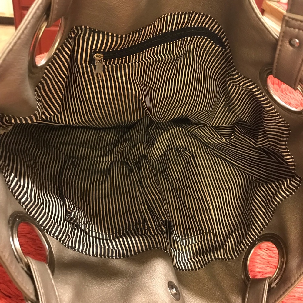 Silver handbag